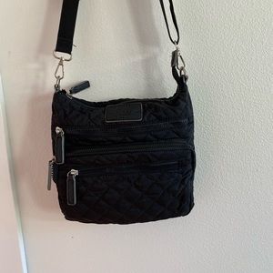 Bass quilted purse black